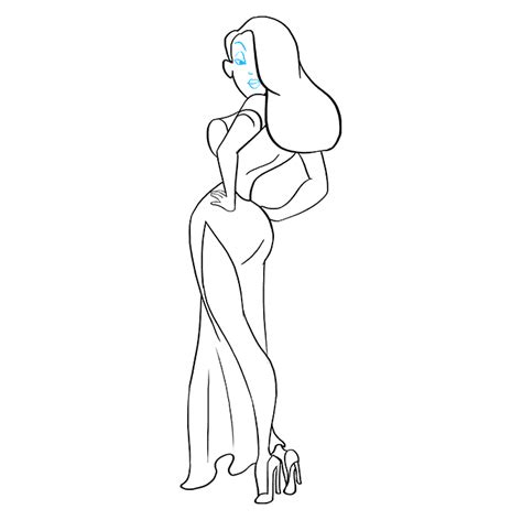 drawings of jessica rabbit|jessica rabbit simple drawing.